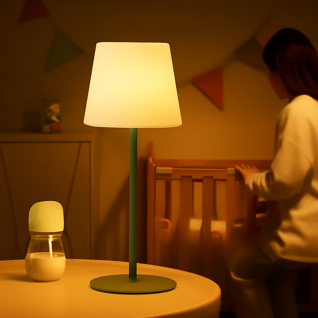 LumiGlow – Kabellose wiederaufladbare Lampe mit einstellbarer warmen Beleuchtung