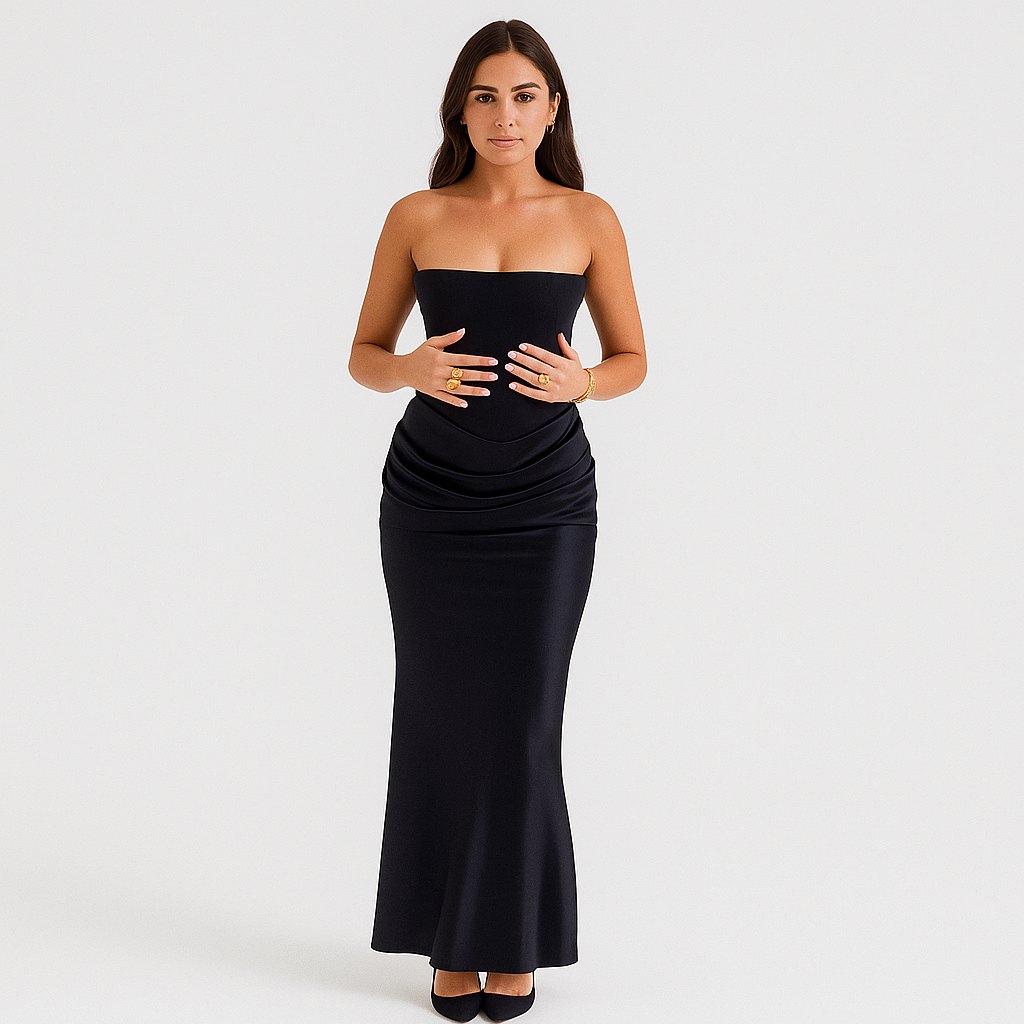 Vivienne – Elegantes Retro-Trägerloses Partykleid