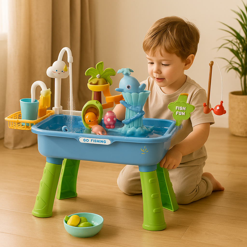 Splash ‘n Fish - Lustiges Wasser-Spiel für Kinder mit Meersalzfischfang