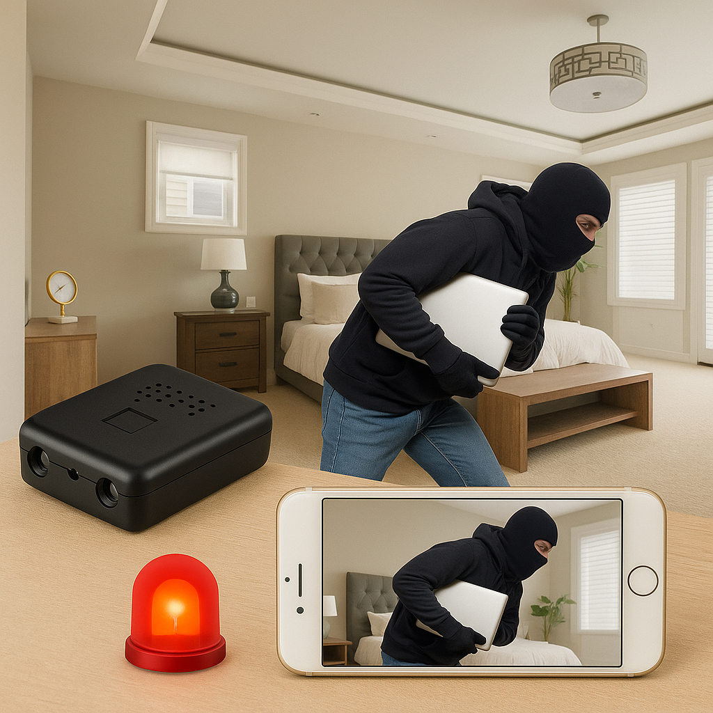 1080P HD WiFi Mini Überwachungskamera mit Nachtsicht