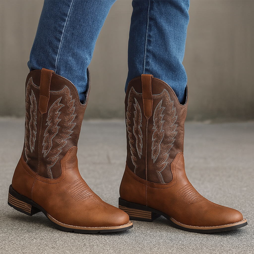 Alexander – Handgearbeitete Western-Stiefel mit Komfortsohle – Stil trifft Alltag