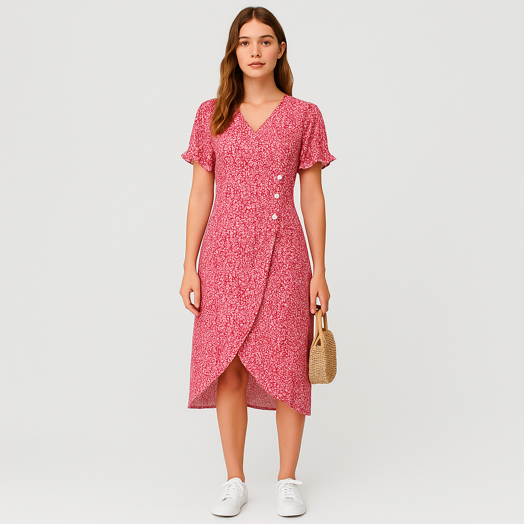 Amélie Ärmellose Blumen Maxikleid – Elegantes Abendkleid