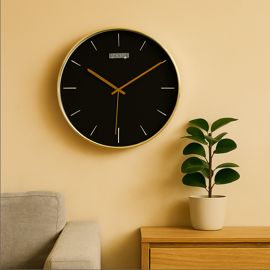 StoneGrace - Wanduhr aus künstlerischem Marmor