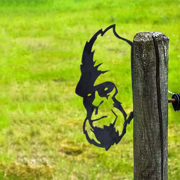 WildPost - Metall-Dyresilhuet-Zaunaufsätze