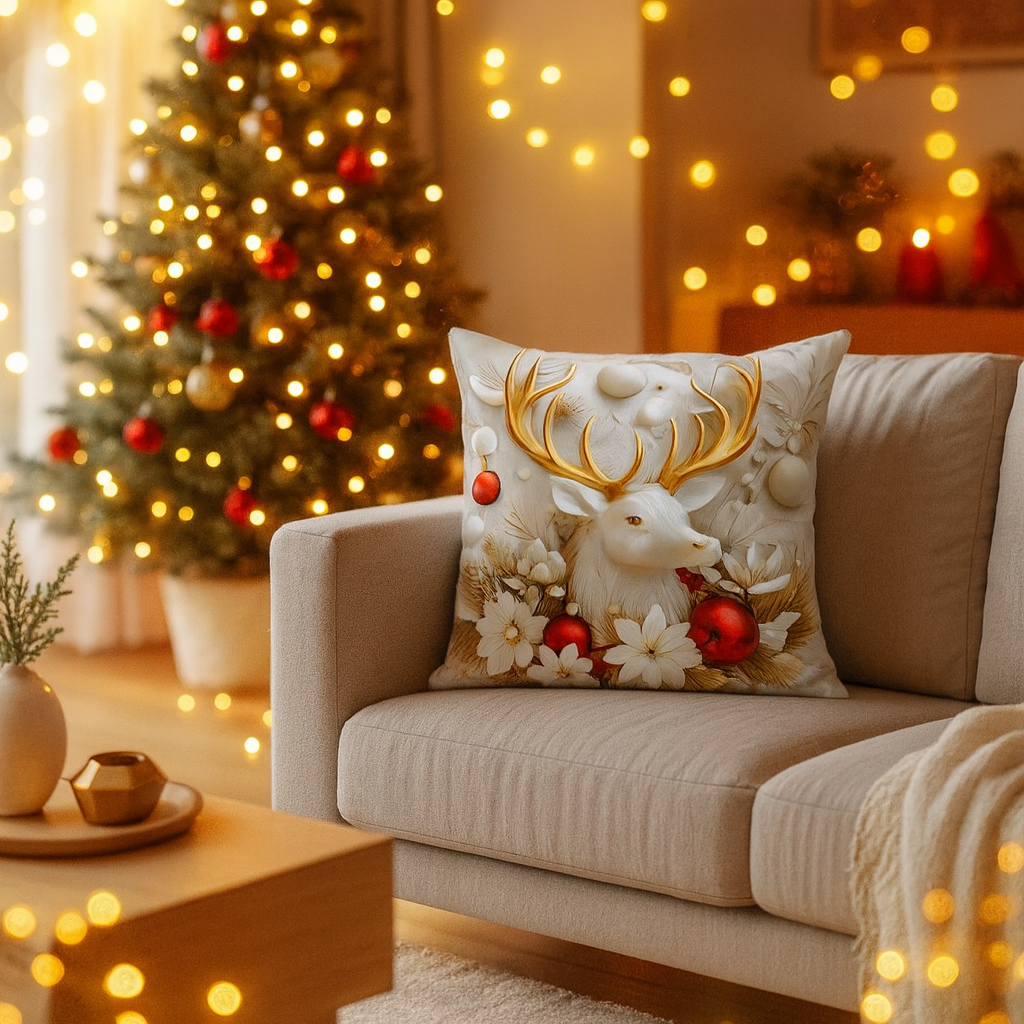 CozyCush Eleganz | Luxuriöse Samtkissenbezüge | Saisonale Wohnaccessoires