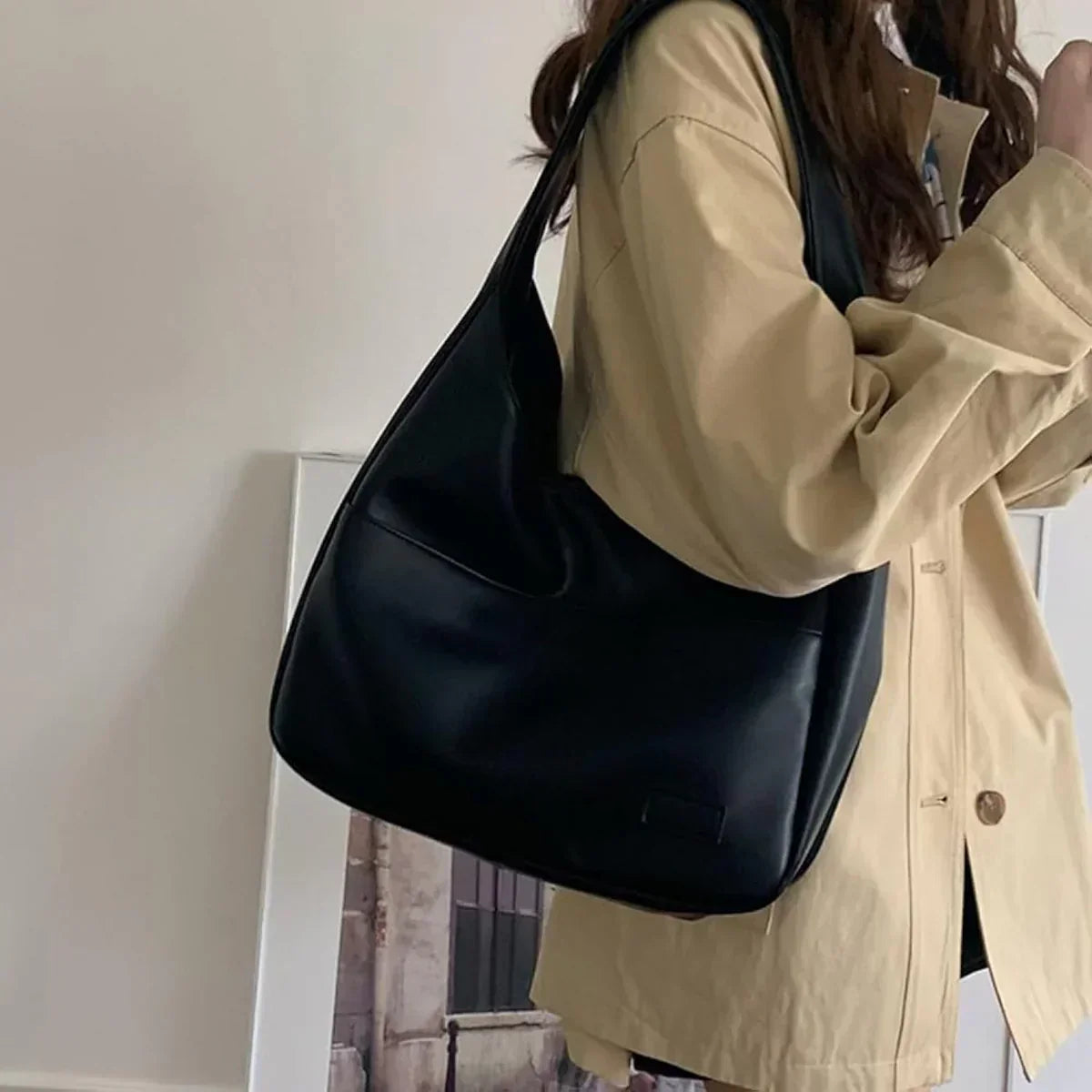 Ida - Zeitlose Hobo-Tasche aus Leder für mühelosen Eleganz