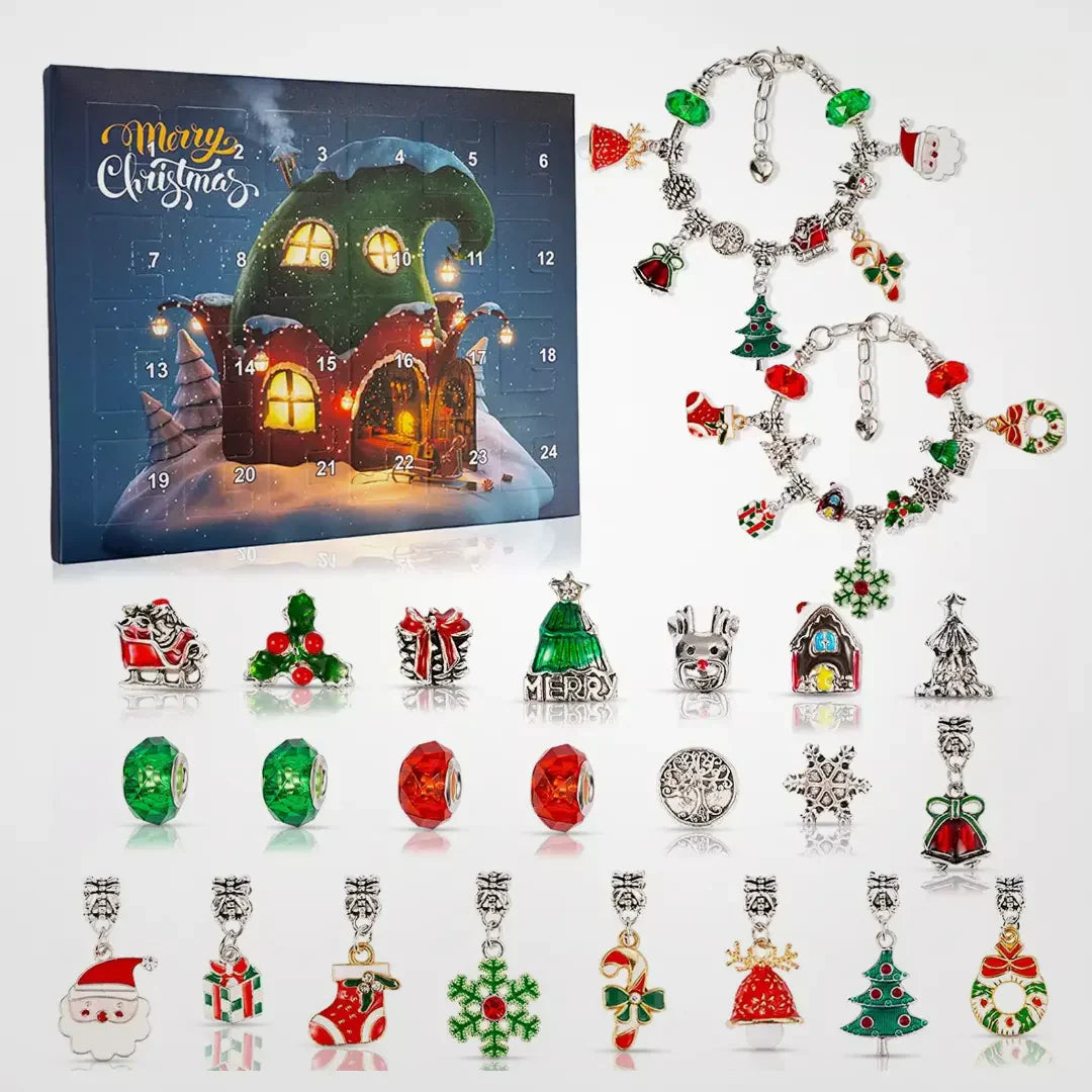 DIY Weihnachtskalender Armband Set