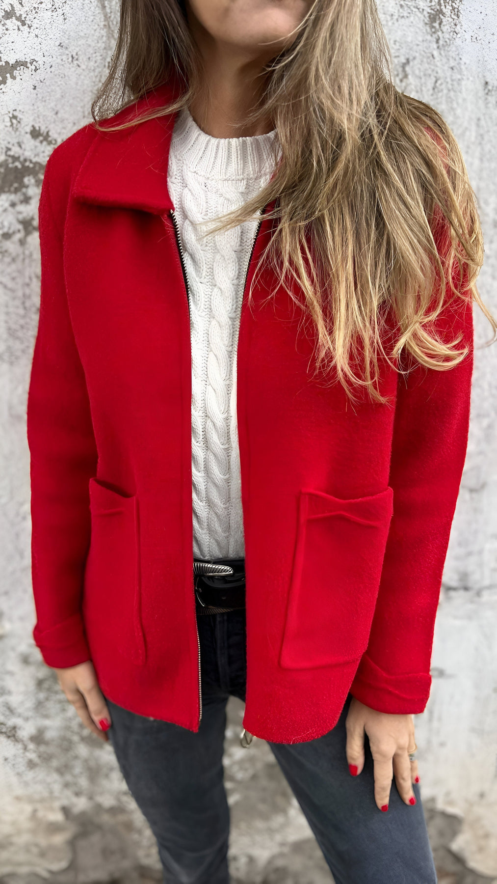 Sava - Komfortabler Reißverschlussjacke mit Taschen