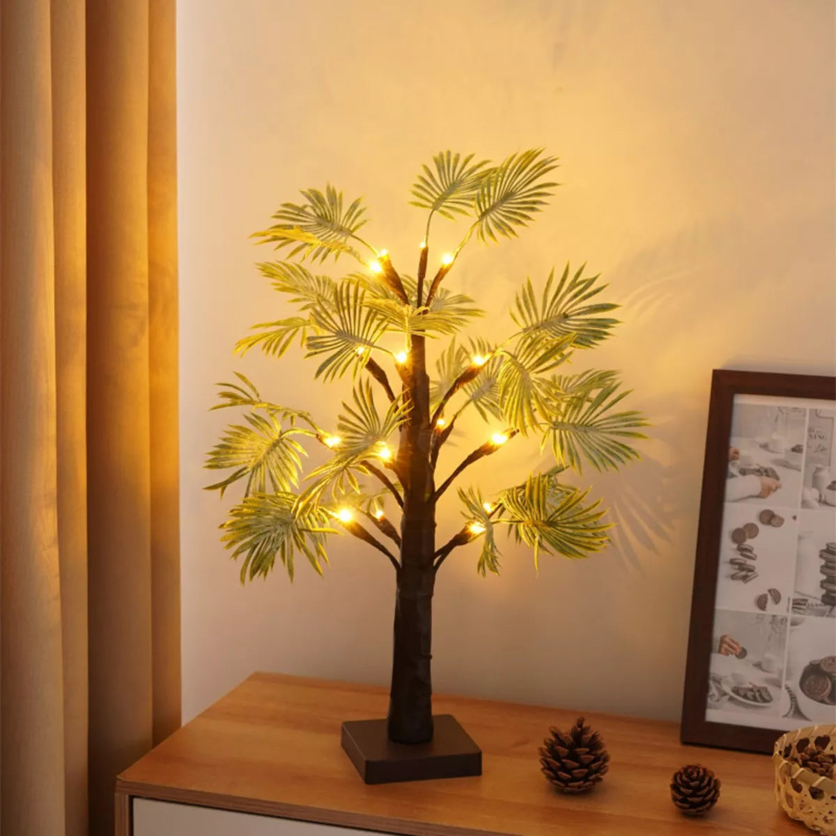 PalmGlow Elegante LED-Julepalme-Lichter für Weihnachtsdekoration