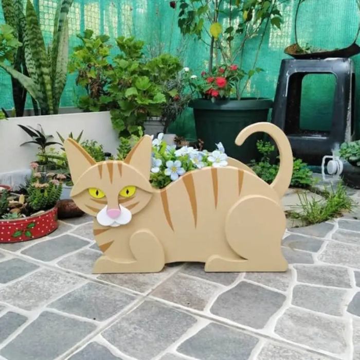 Flora DIY katzenförmige Vasepflanzen