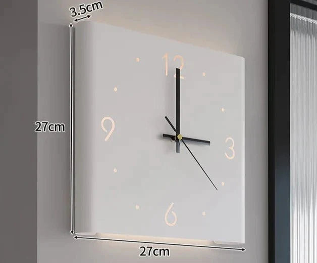 MetroSync | Moderne doppelseitige Wanduhr
