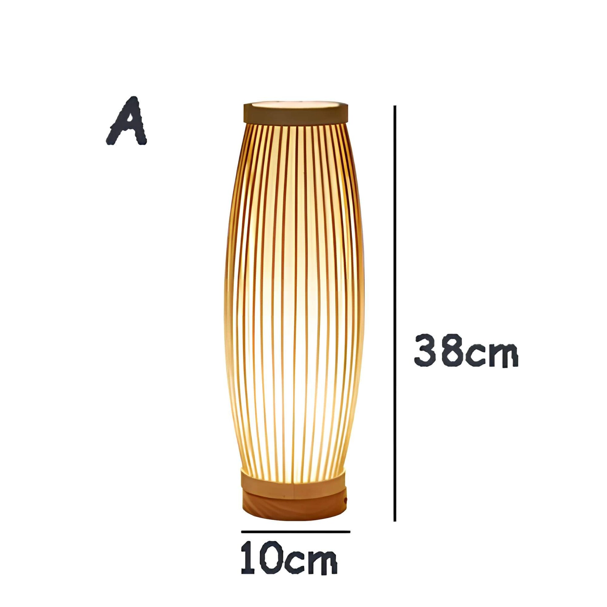 ZenGlow Japanisch inspirierte LED Tischlampe – Einzigartiges Design mit warmer Ausstrahlung