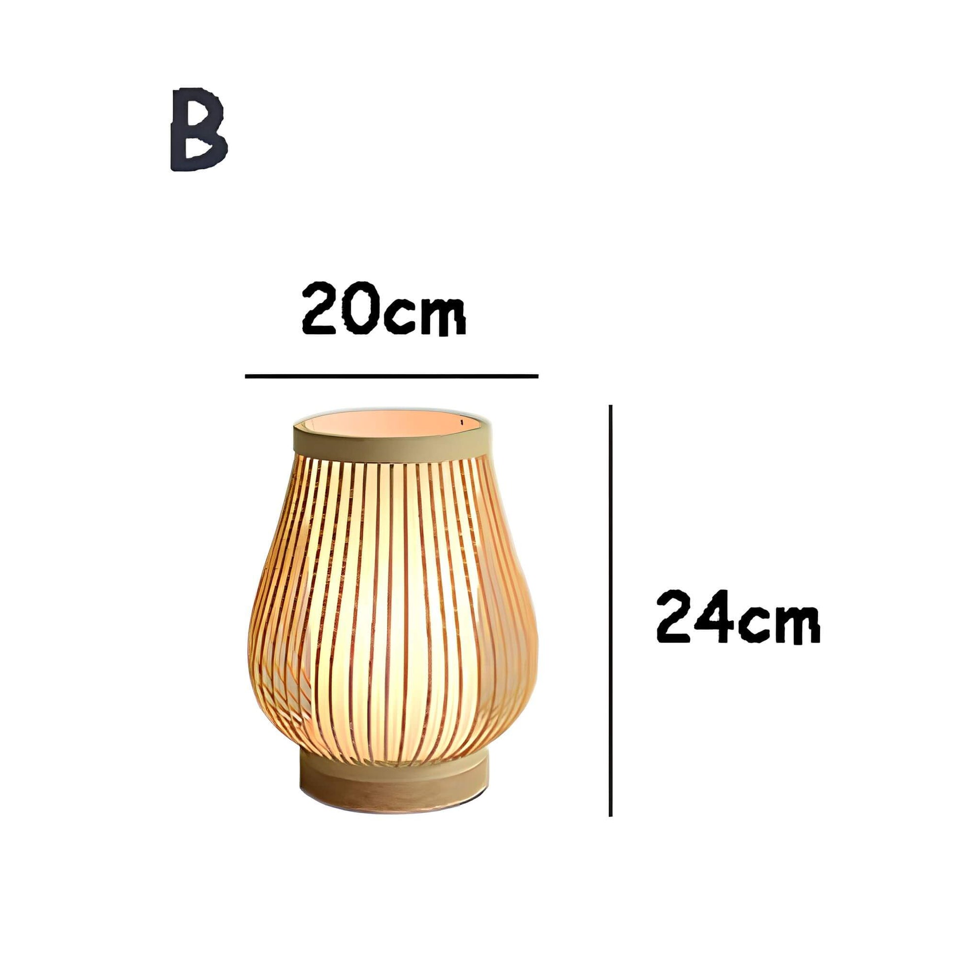 ZenGlow Japanisch inspirierte LED Tischlampe – Einzigartiges Design mit warmer Ausstrahlung