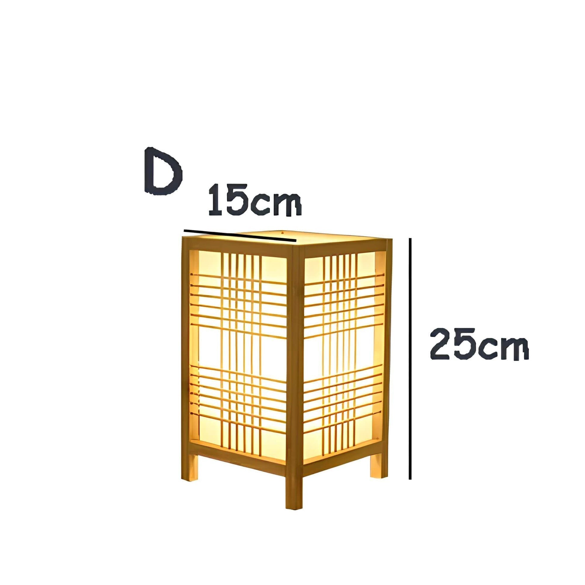 ZenGlow Japanisch inspirierte LED Tischlampe – Einzigartiges Design mit warmer Ausstrahlung