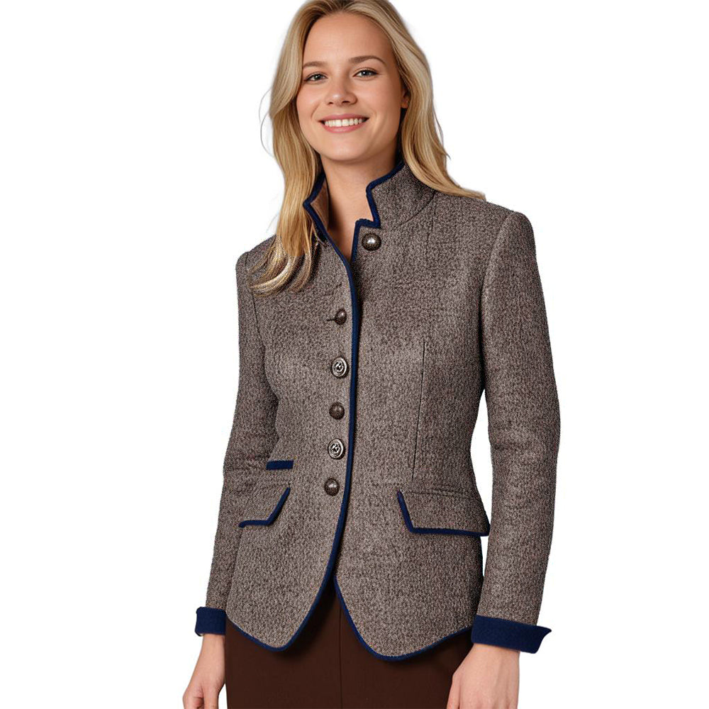 Elegante langärmelige Business-Weste - Minimalistischer und professioneller Stil
