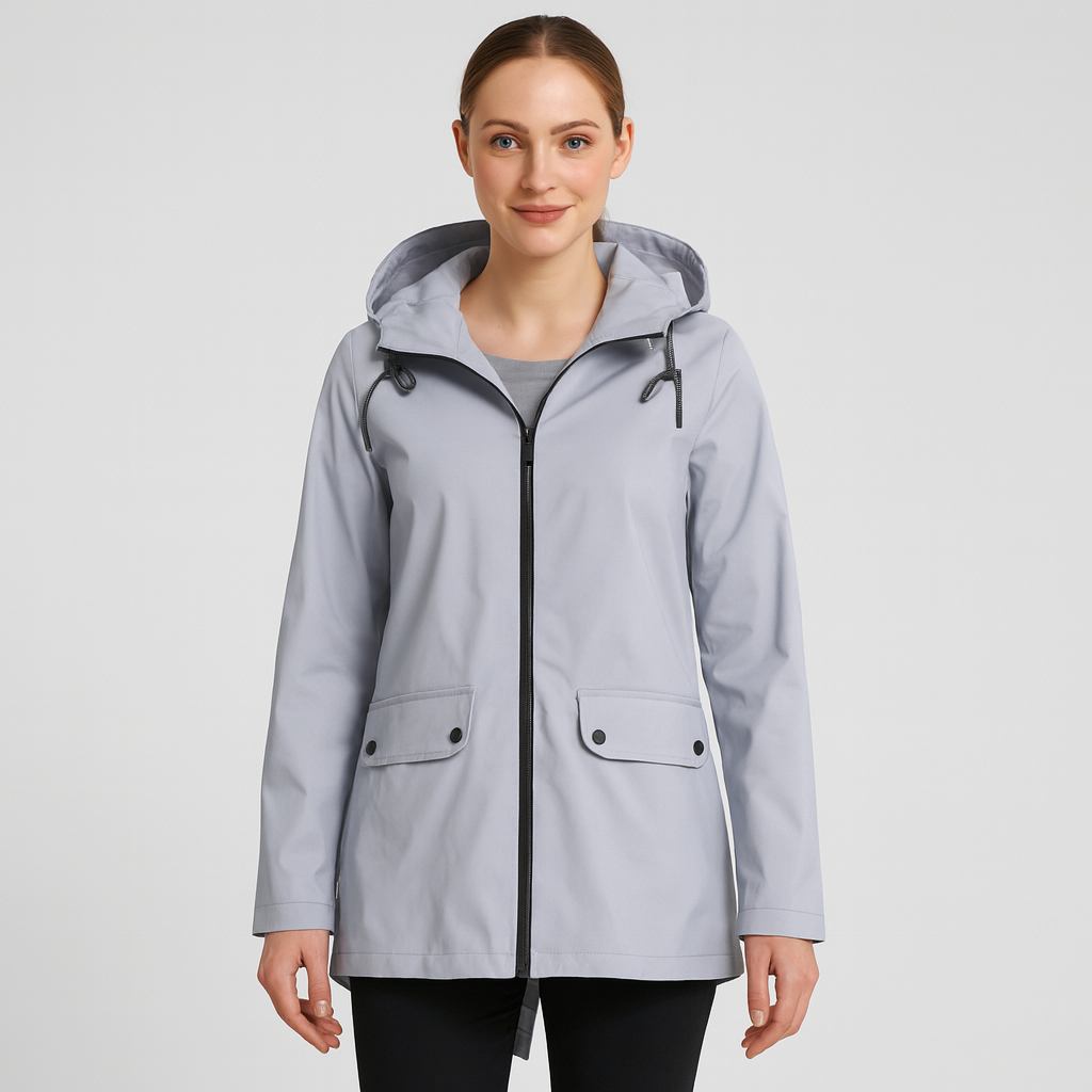 Elisabeth | Elegante wasserdichte Kapuzenjacke