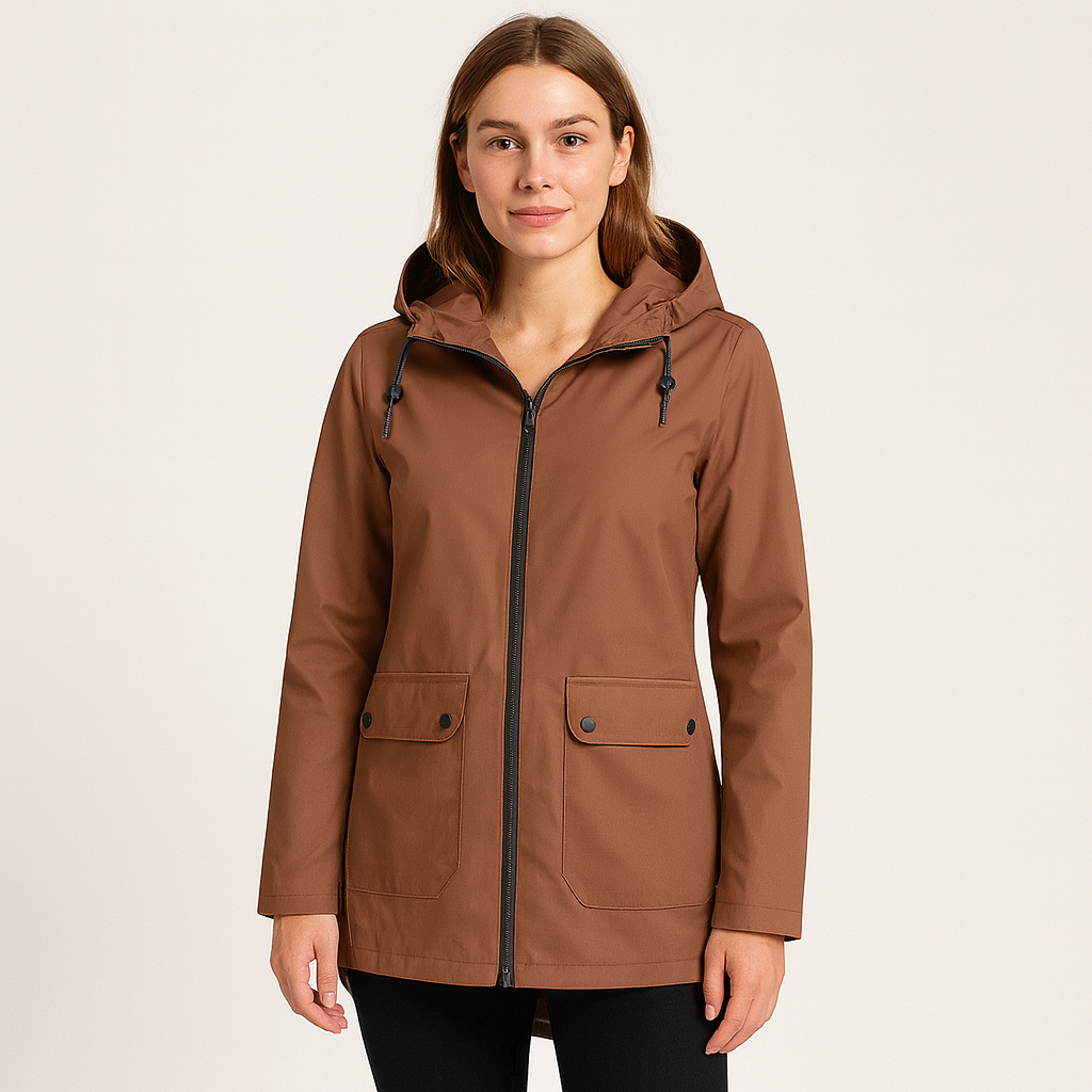Elisabeth | Elegante wasserdichte Kapuzenjacke