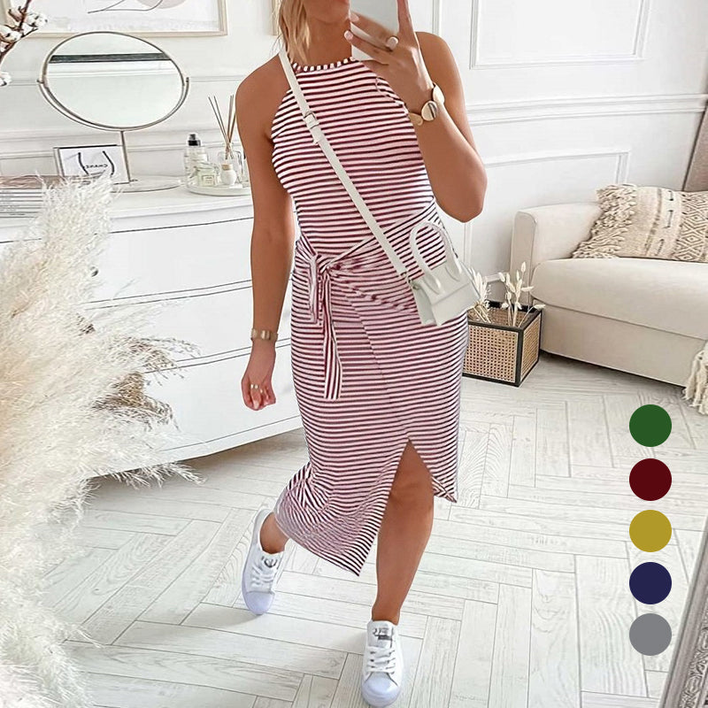 Bella - Gestreiftes Hemdkleid