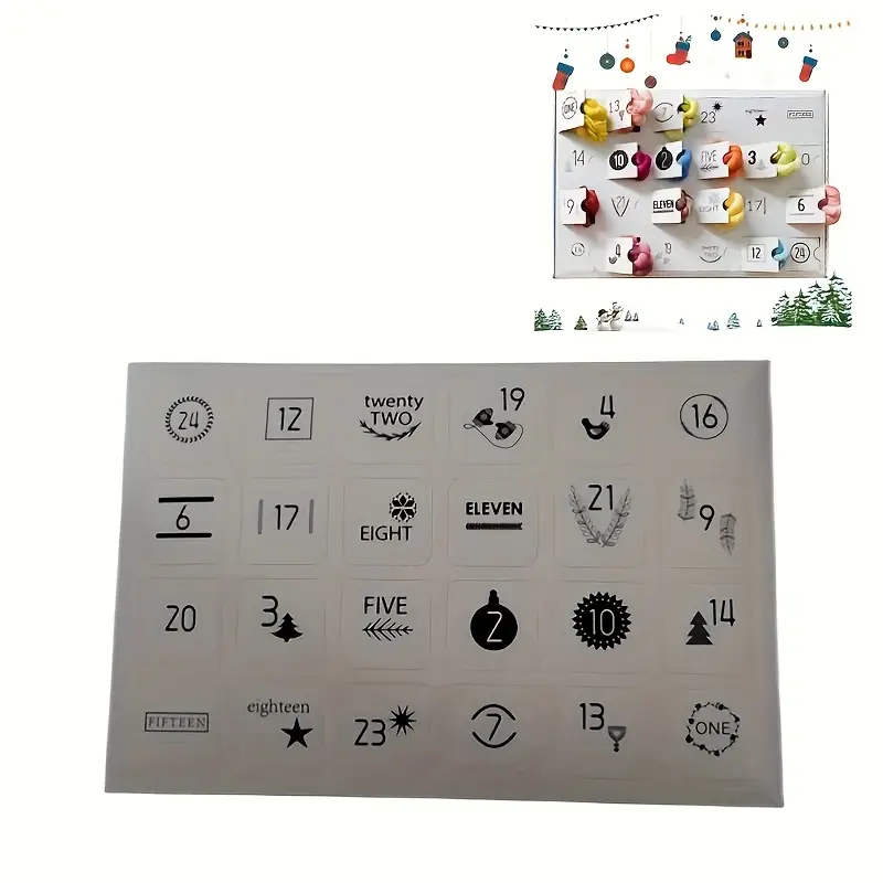 Festlicher Garn-Countdown | 24-tägiger Weihnachts-Adventskalender