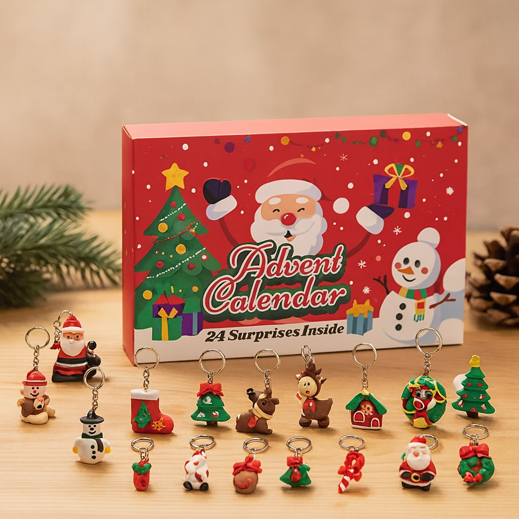 Frostelia | 24-Tage-Weihnachtskalender aus Metall mit Überraschungen zum Sammeln