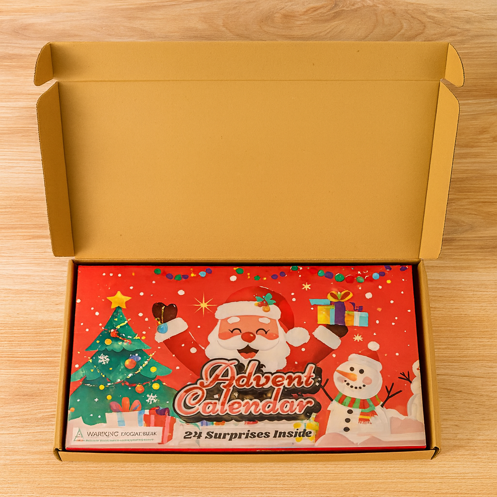 Frostelia | 24-Tage-Weihnachtskalender aus Metall mit Überraschungen zum Sammeln