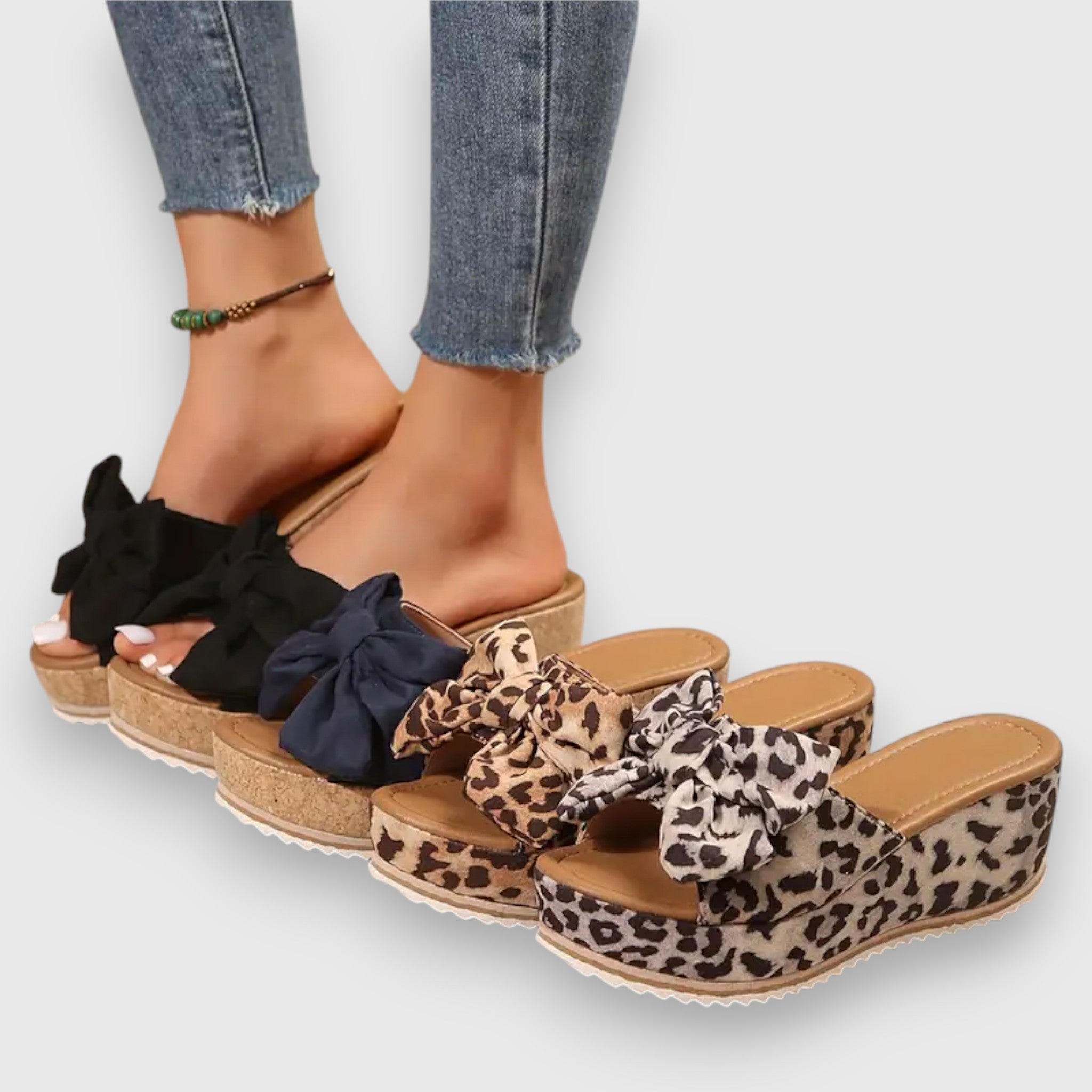 Johana - Elegante Kile-Sandalen mit Statement-Schleife