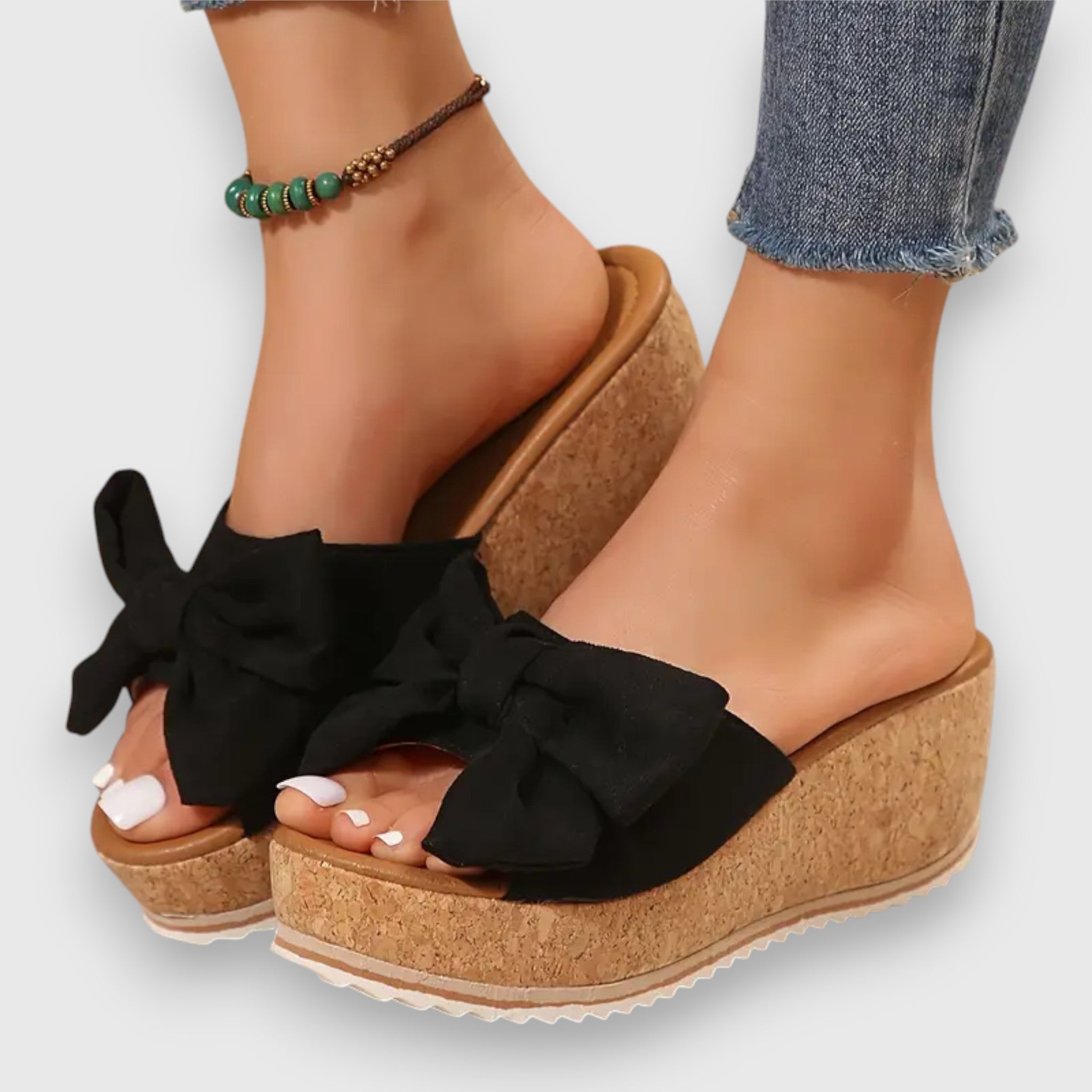 Johana - Elegante Kile-Sandalen mit Statement-Schleife