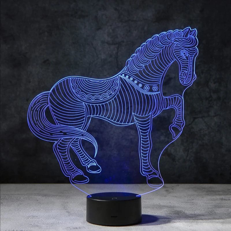 GlowHorse Magische LED Nachtlampe