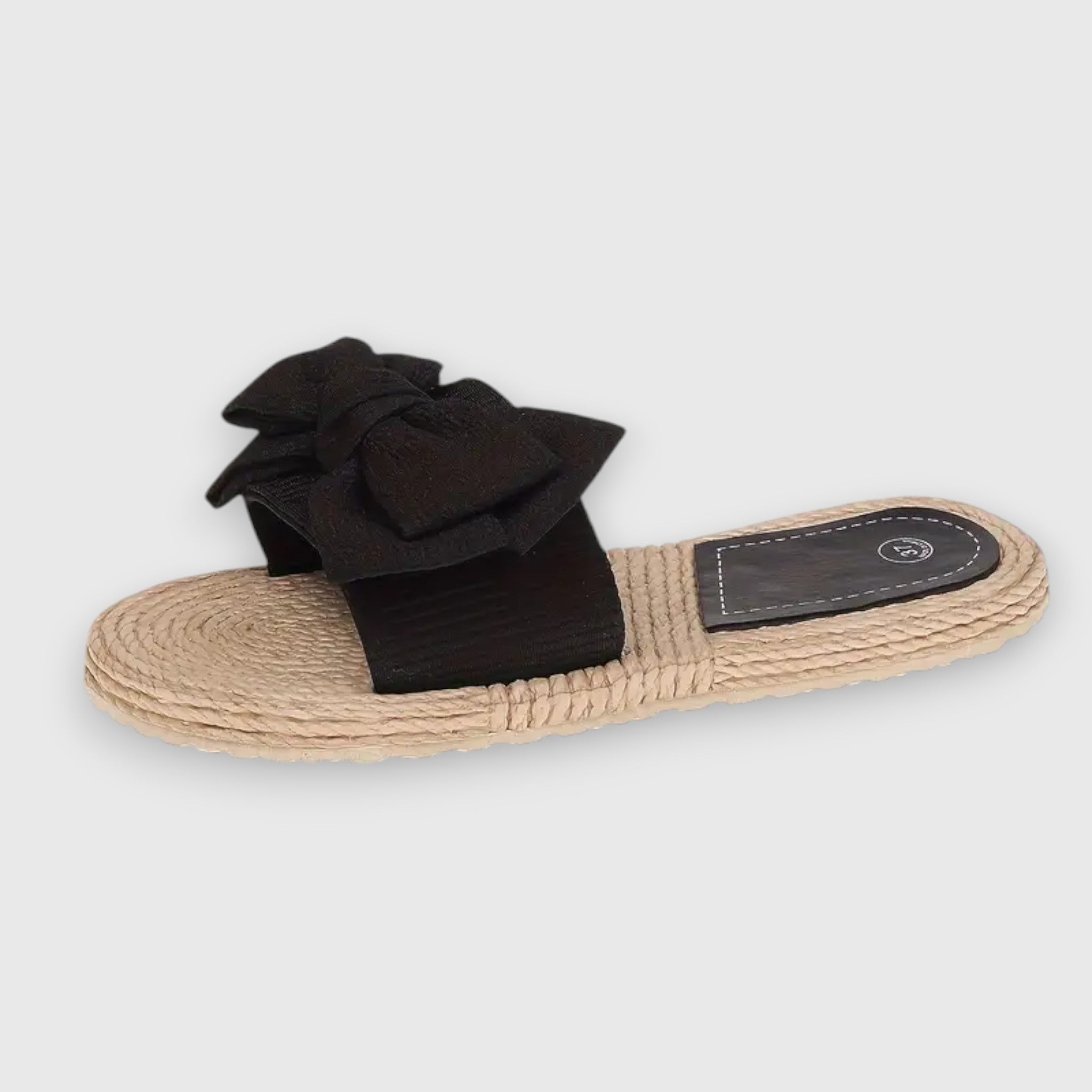 Stephanie - Smarte Schleifen-Knoten Slipper Sandalen