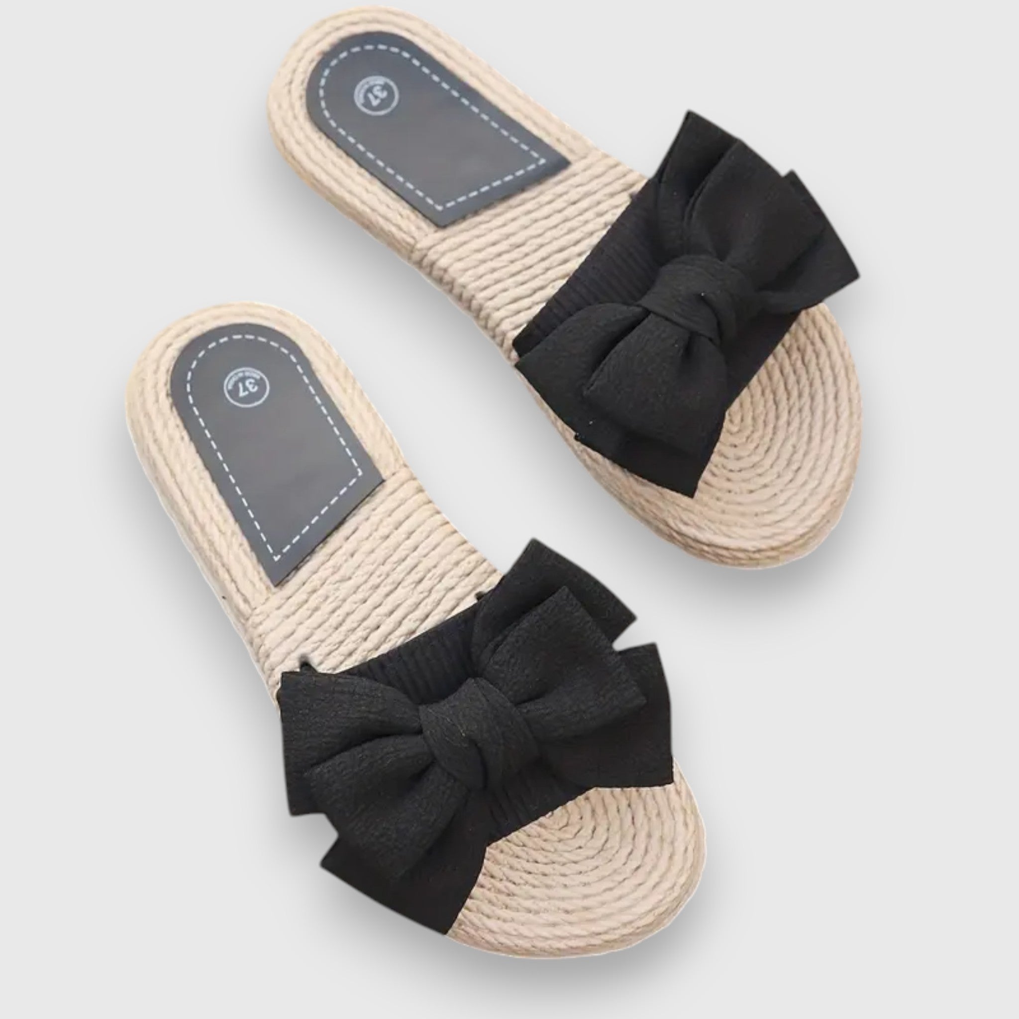 Stephanie - Smarte Schleifen-Knoten Slipper Sandalen
