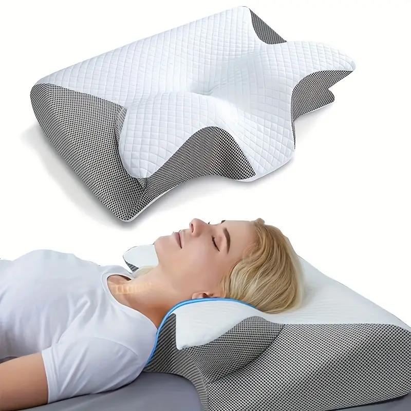 CloudRest - Ergonomisches Memory-Schaum-Kissen für Nacken- und Schulterstütze