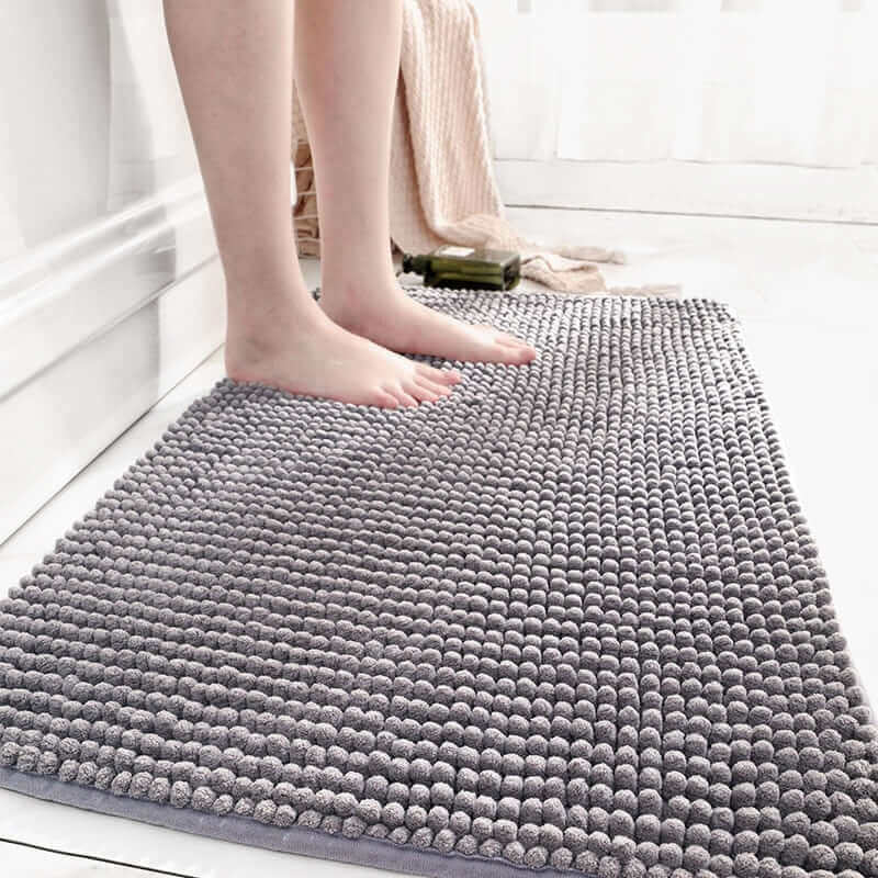 PebbleSoft - Strukturierte Badematte mit Kieselstein-Design