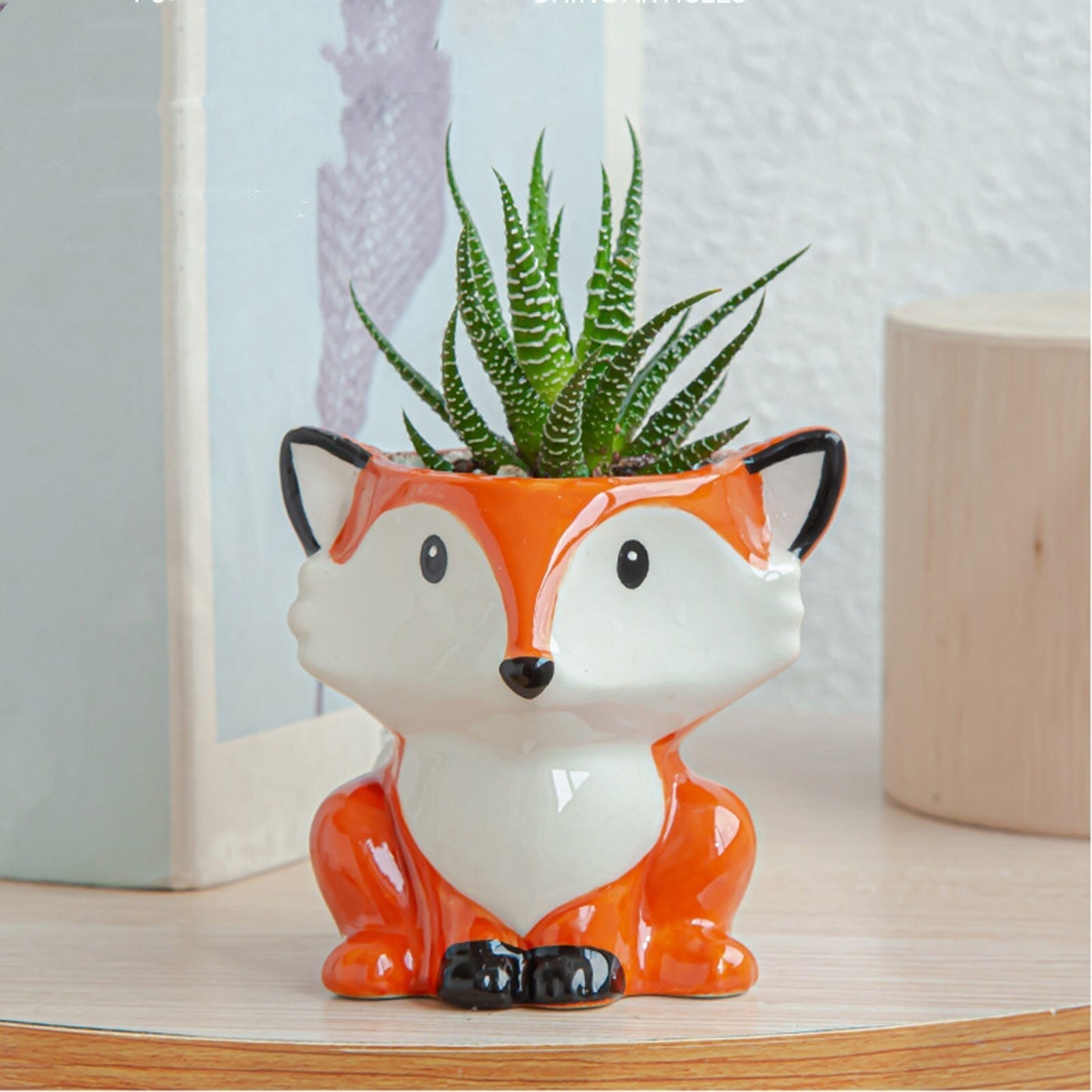 PetalPals - Keramische künstlerische tierförmige Pflanzenübertöpfe