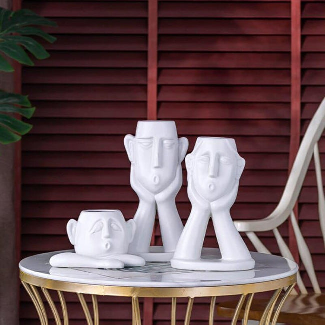 Sculptura Elegance - Künstlerische Vase für moderne Wohnkultur