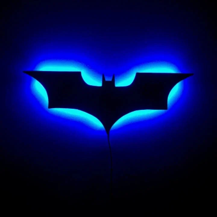 Batmanura - Fernbedienung LED Batman-Lampe