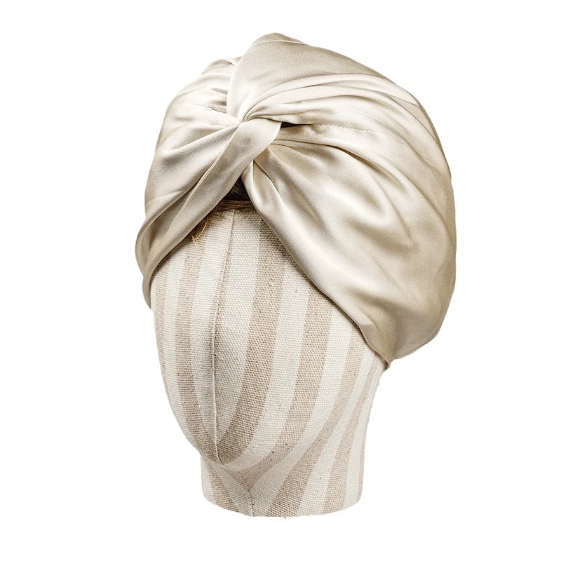 Josephine - Luxuriöse Satin-Dreh-Turban-Haarverpackung