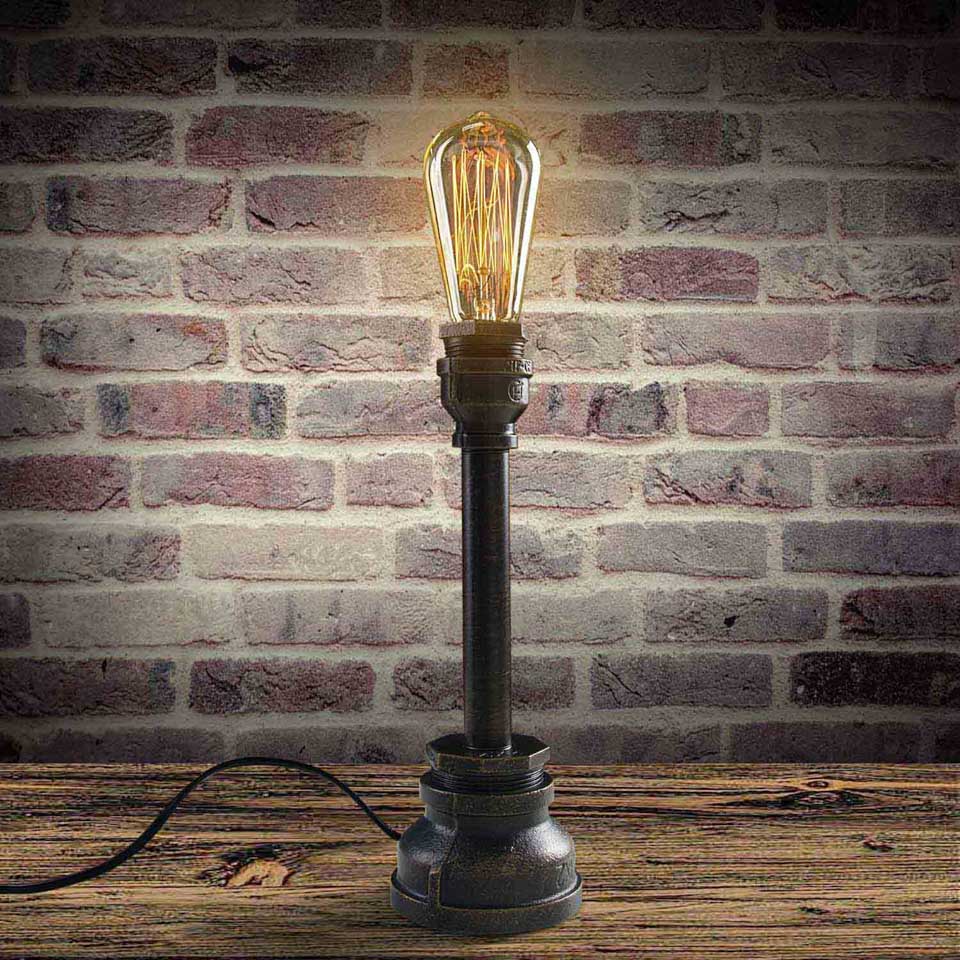 LumoPear - Vintage Glühbirne Lampe im Industriedesign