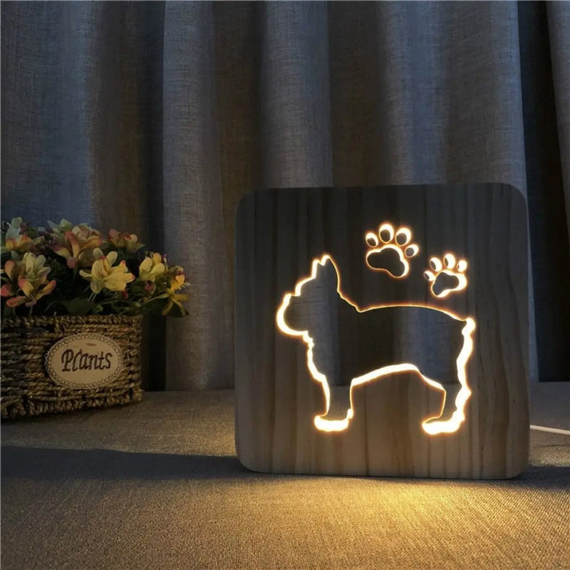 PawfectGlow - Charmante 3D-LED-Lampe