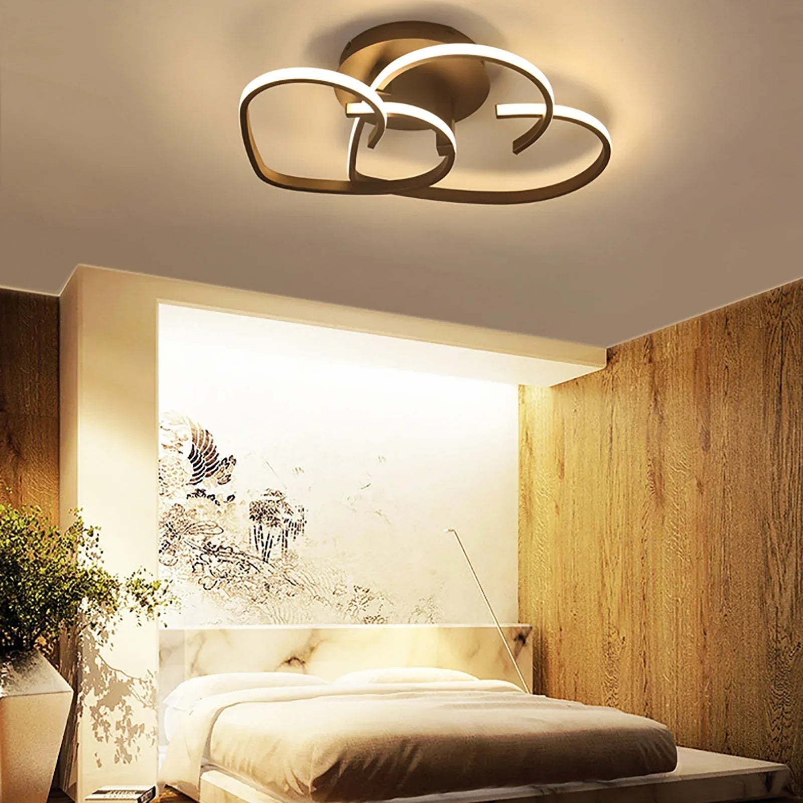 LumiHjerte LED Deckenlampe – Romantische herzförmige Beleuchtung für gemütliche Räume