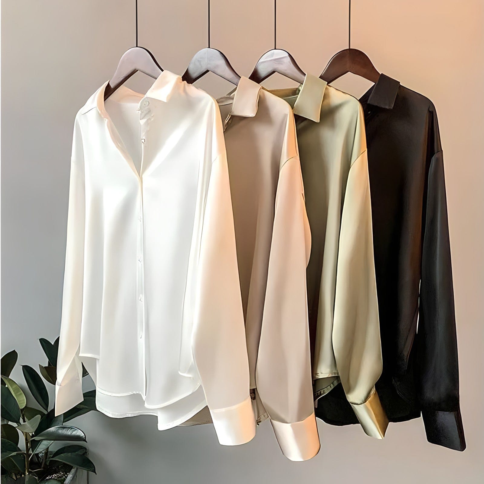 Emma Vielseitige Seidenbluse für moderne Eleganz