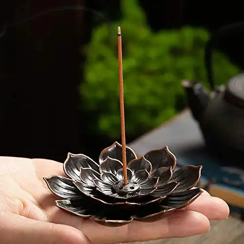 HarmonyGlow Lotus Räucherstäbchenhalter