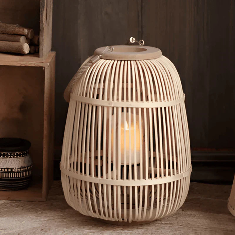 GlowWeave Boho Laterne