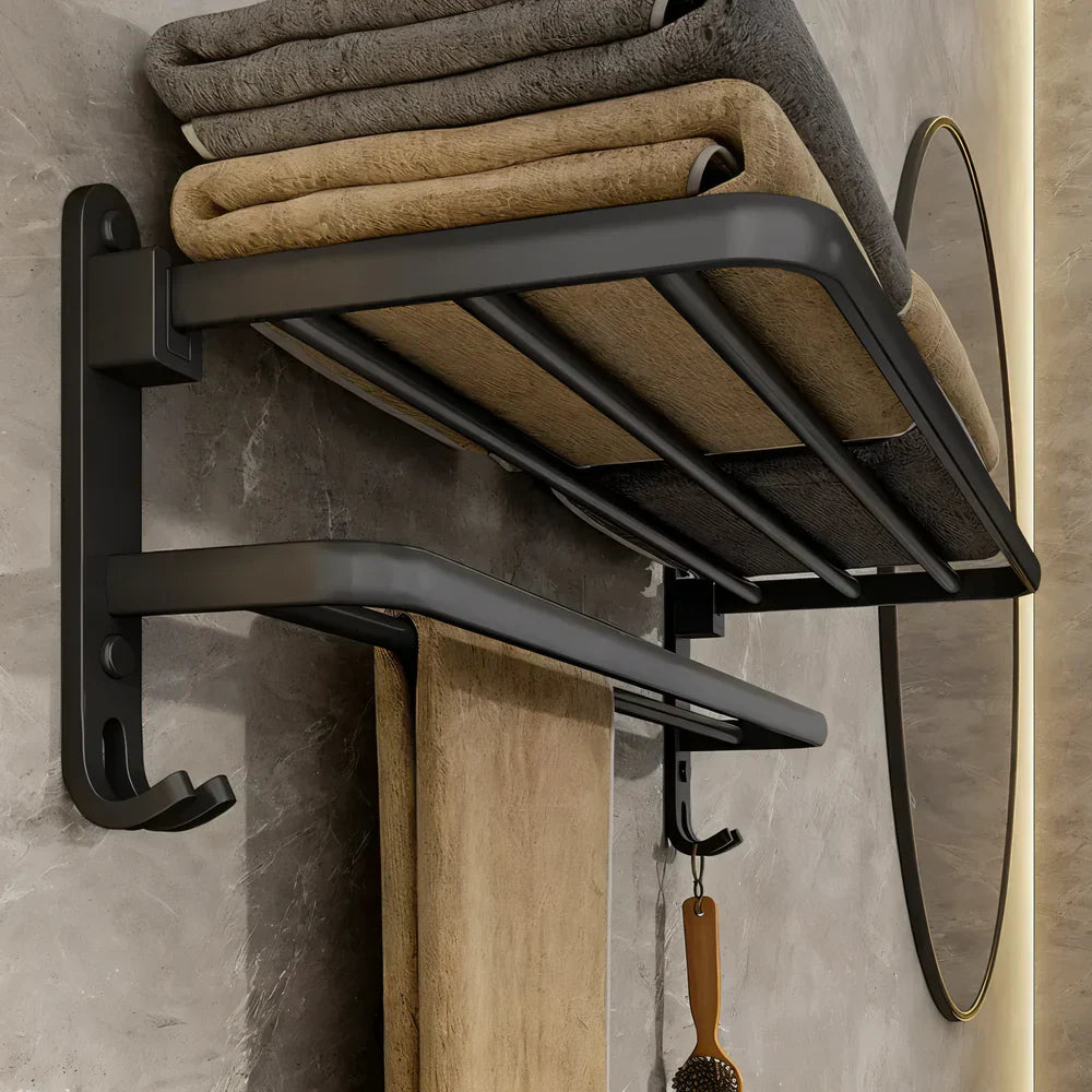 TowelFlex Wandmontierte Doppelhandtuchstange