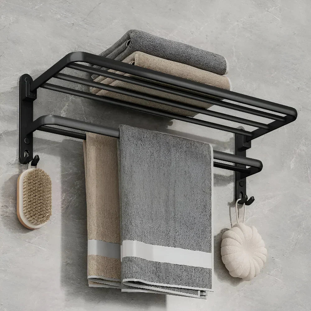 TowelFlex Wandmontierte Doppelhandtuchstange