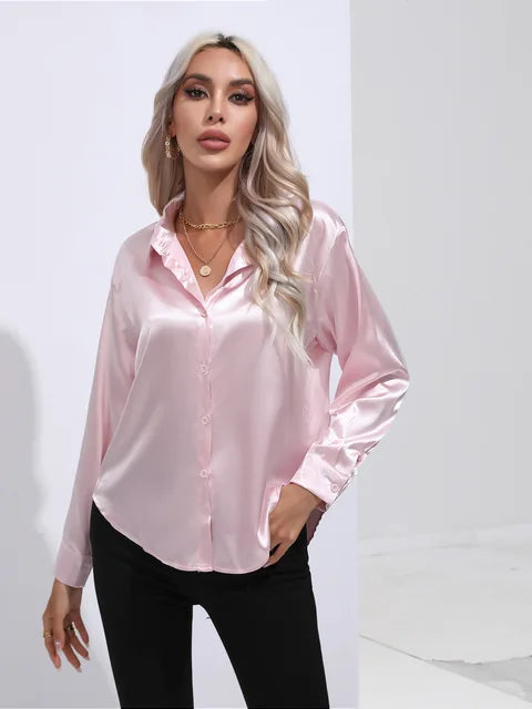 Grace Satin Bluse