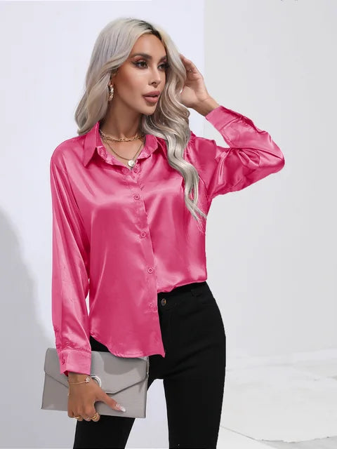 Grace Satin Bluse