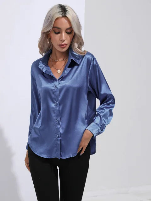 Grace Satin Bluse