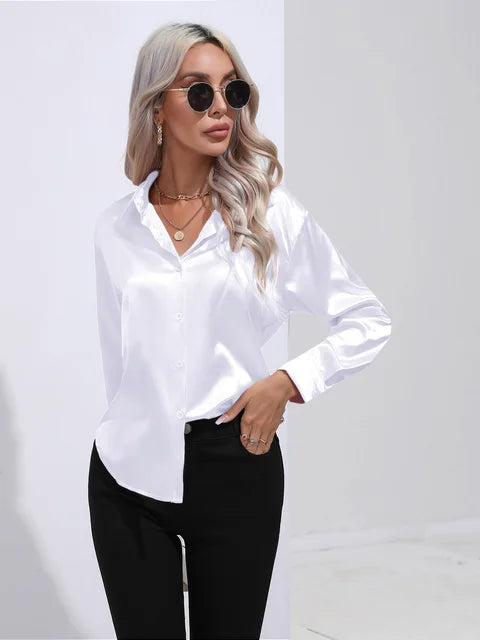 Grace Satin Bluse
