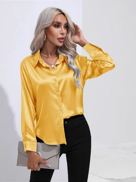 Grace Satin Bluse