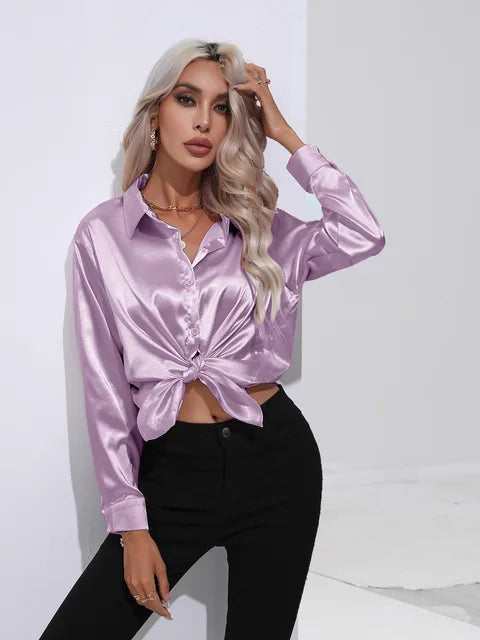 Grace Satin Bluse